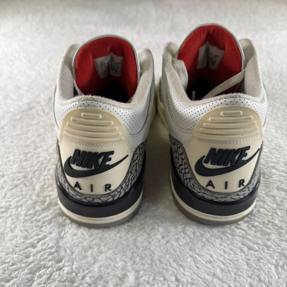 Nike Air Jordan 3 Retro DN3707-100 Mens White Cement‎ Reimagined Shoes Size 10.5